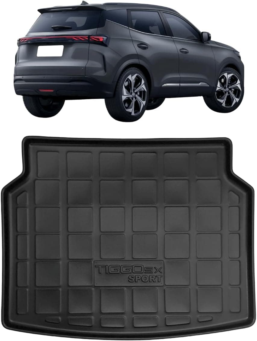 Protetor de Porta Malas Para Tiggo 5x Sport 2019 20 21 22 23 24 25 26 2027 Tapete Bandeja