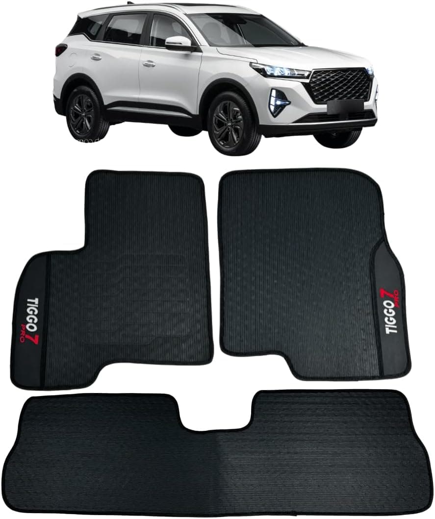 Jogo de Tapete Borracha Para Tiggo 7 Pro Kit Automotivo 2019 2020 2021 2022 2023 2024 2025