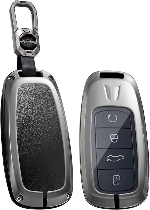 ontto Capa de chave de carro com chaveiro adequada para Chery Tiggo 9 Tiggo 8 PRO Tiggo 8 PRO MAX Tiggo 7 PRO MAX Omoda 5/C5 Jaecoo 7 Arrizo 5, protetor de…