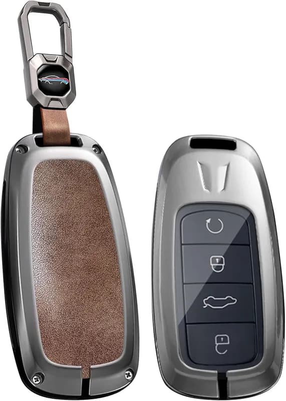 ontto Capa de chave de carro com chaveiro apto para Chery Tiggo 9 Tiggo 8 PRO Tiggo 8 PRO MAX Tiggo 7 PRO MAX Omoda 5/C5 Jaecoo 7 Arrizo 5, capa para chaveiro…