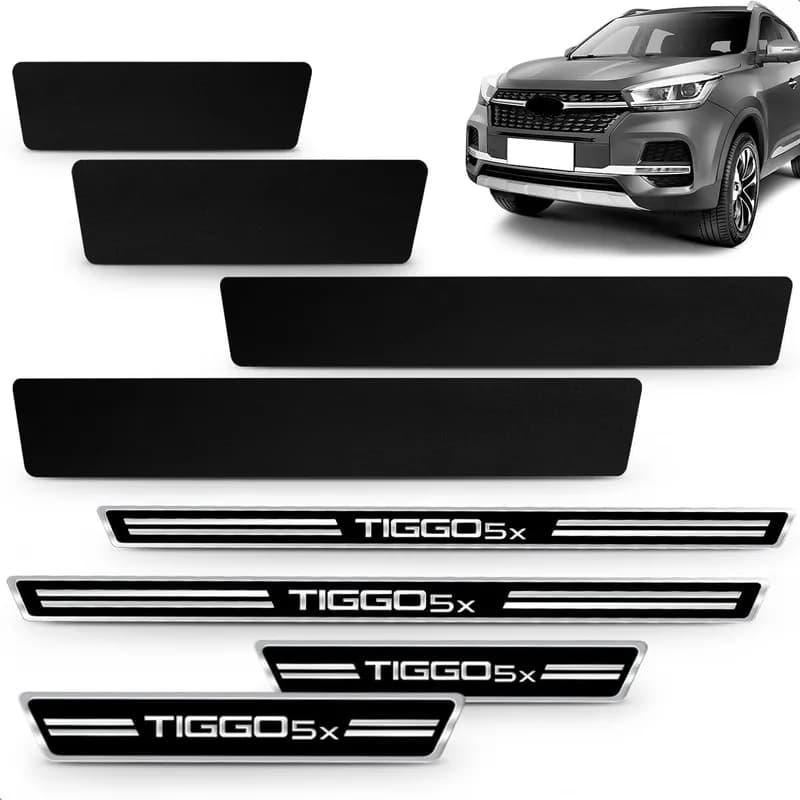 Soleria de Porta Adesiva Elegance Tiggo 5X Pro 2022 2023 4 Portas